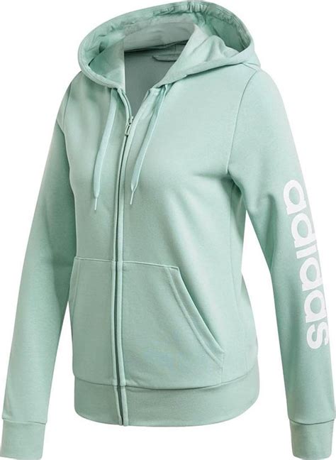 adidas vest mintgroen